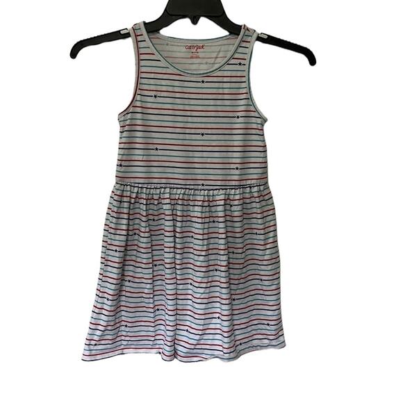 5 for $20 Cat & Jack M USA Patriotic Stars & Stripes Dress - Picture 1 of 8